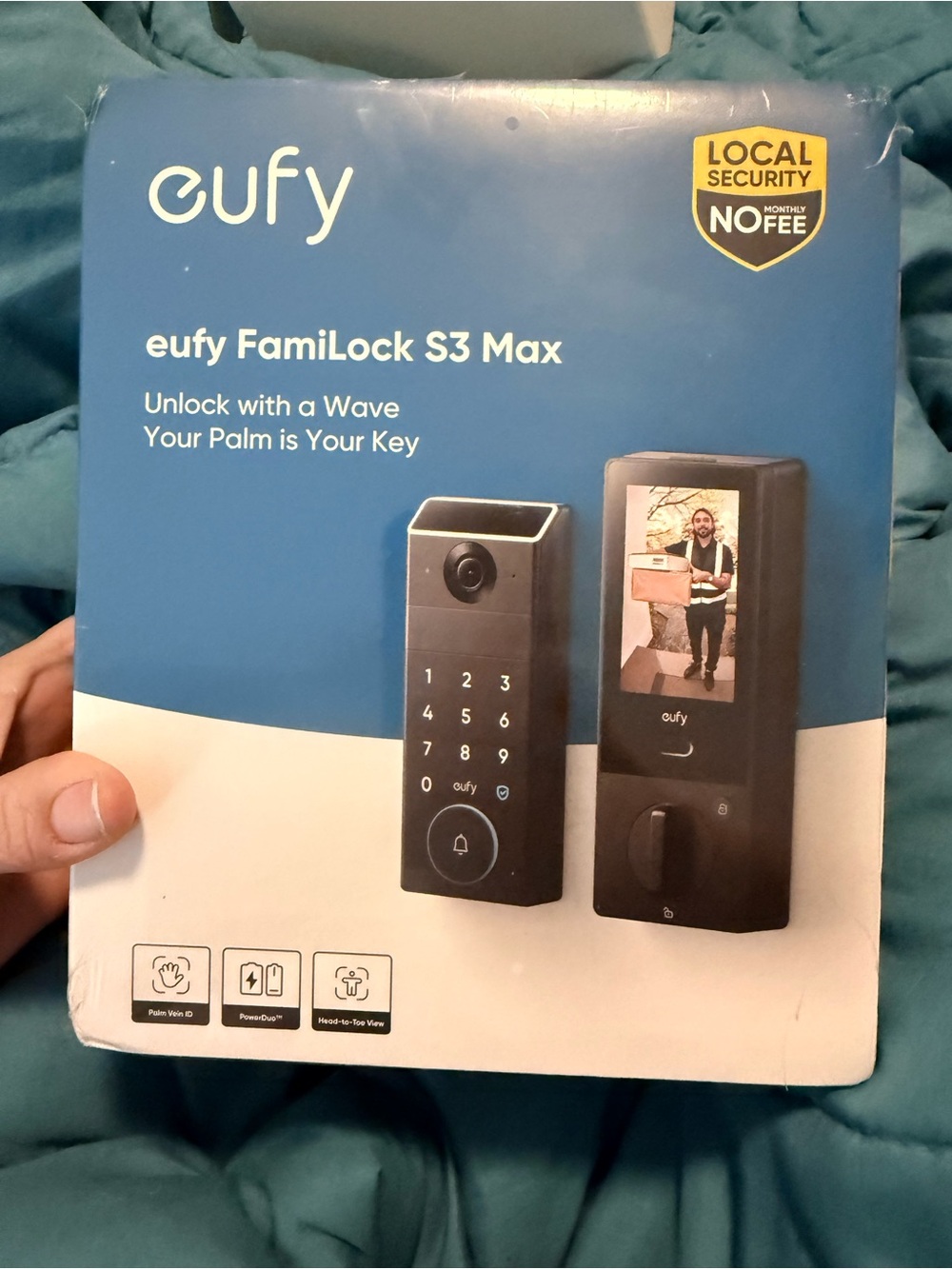 eufy FamiLock S3 Max Smart Video Door Lock - Black